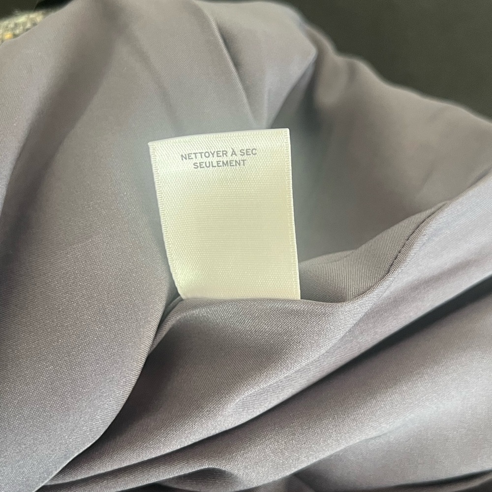 HALOGEN- WOMENS PENCIL SKIRT WITH RUFFLE GRAY SIZE 12 NWT - Picture 6 of 11